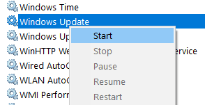 Windows Update Start Min