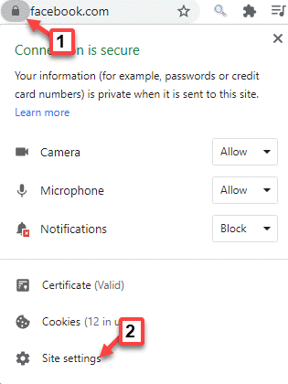 Chrome Website Lock Icon Site Settings