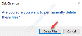 Disk Clean Up Prompt Delete Files
