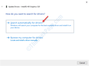 Graphics Card Update Drivers Search Automatically For Drivers