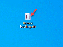 Reverse Scrolling Hotkey Double Click Run