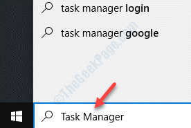 Start Windows Search Bar Task Manager