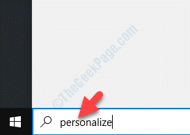 Start Search Personalize