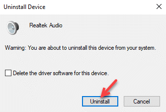 Uninstall Device Uninstall