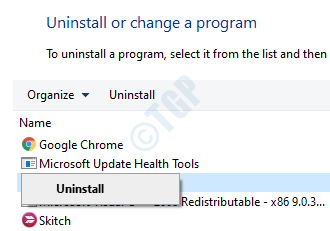 2 Uninstall Program