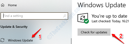 4 Check Windows Updates
