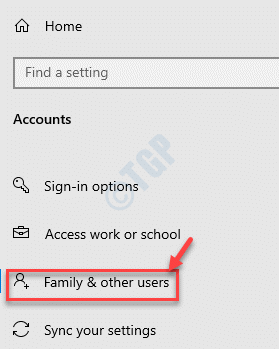 Accounts Family & Other Users