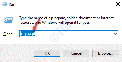 Run Command Ncpa.cpl Enter