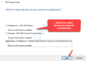 Headphone Jack not being detected in Windows 10 / 11 Fix