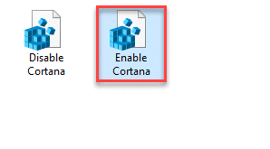 Enable Cortana Min
