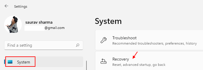 System Recovery Min
