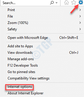 Internet Explorer Tools Internet Options