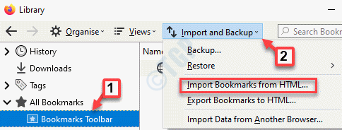 Library Bookmarks Toolbar Import And Backup Import Bookmarks From Html