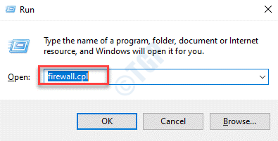 Run Command Firewall.cpl Enter