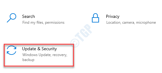 Settings Update&Security