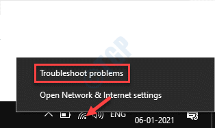 Taskbar Network Icon Troubleshoot Problems