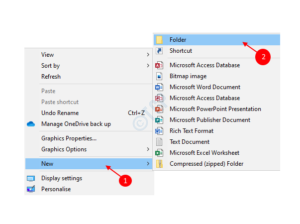 How to Create a Folder on Windows 10