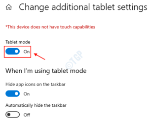 How to Turn On / Off the Tablet Mode on Windows 10