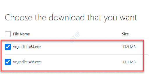 Choose The Download You Want Select Both X64 And X86 Versions Next