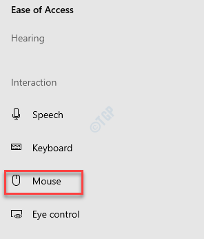Seettings Ease Of Access Mouse