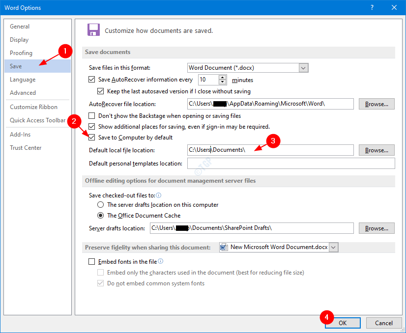 how-to-change-the-default-save-location-in-ms-word