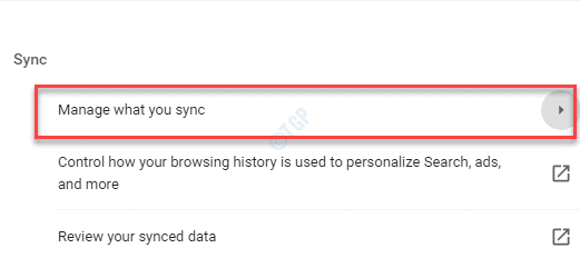 Sync And Google Services Sync Manage What You Sync