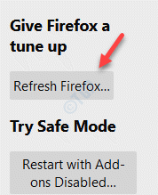 Troubleshooting Information Refresh Firefox