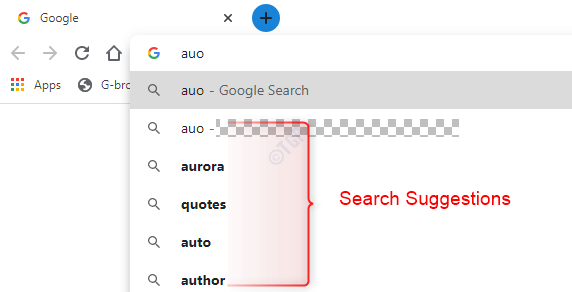 how to remove suggested searches on chrome