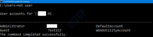 list all user accounts cmd