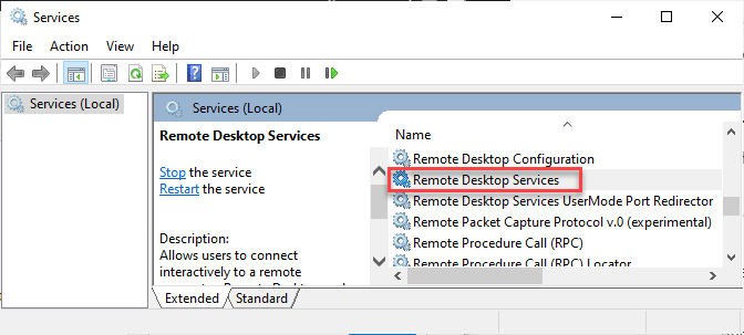 Remote Desktop Services Dc Min