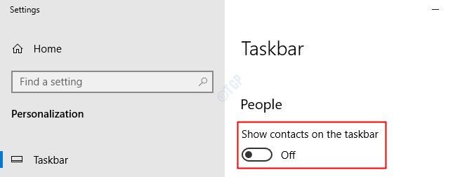 remove people icon from taskbar