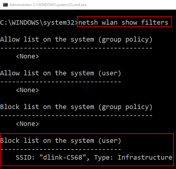 Block a Wi-Fi Network in Windows 10 Using Command Prompt