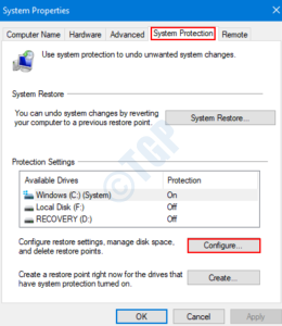 System Restore Failed with error 0x81000204 in Windows 10 Fix