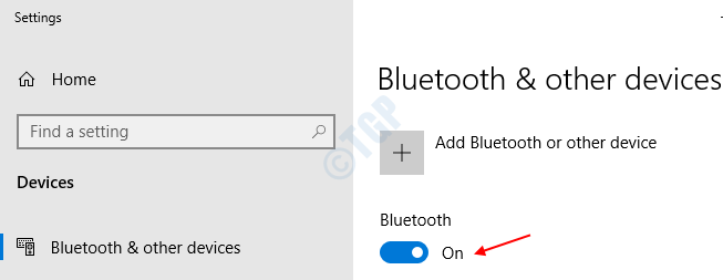 Turn On Bluetooth