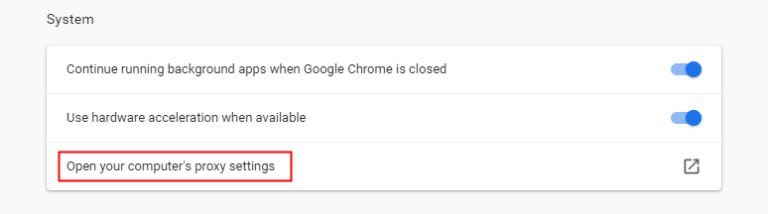 Downloading proxy script message on Google Chrome Fix