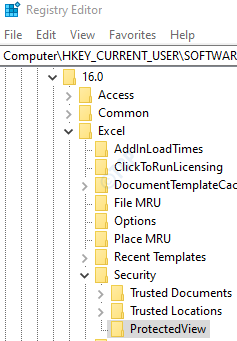 How To Remove or Disable the Enable Editing button in Excel