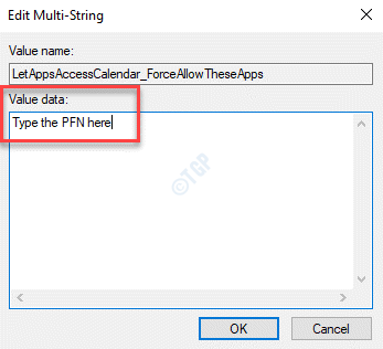 Letappsaccesscalendar Forceallowtheseapps Edit Multi String Value Тип данных Pfn Ok