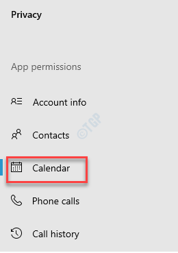 Settings Privacy Apps Permissions Calendar