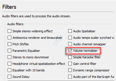 Vlc Audio Filters Volume Normaliser Check