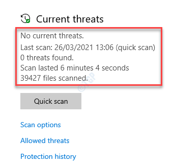 Безопасность Windows Защита от вирусов и угроз Текущие угрозы Нет текущих угроз