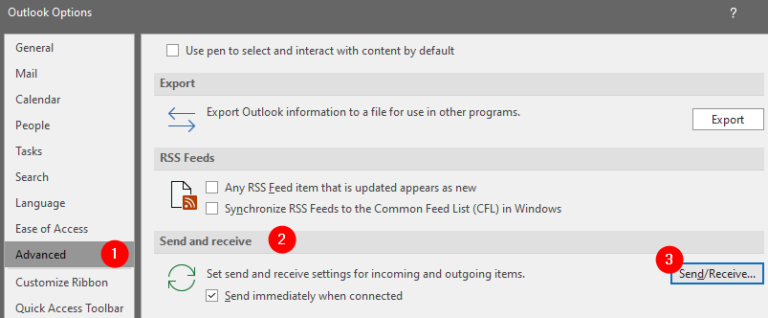 How To Fix Outlook Send / Receive error 0x8004102A