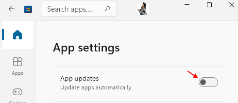 App Updates Off Min