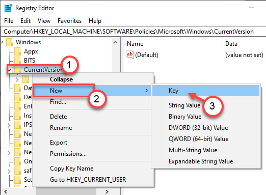 Current Version Key Min