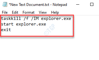 New Text Document Paste Taskkill Text