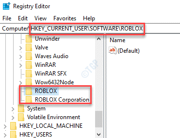 Registry Editor Navigate To Roblox And Roblox Corporation Keys Right Click Delete