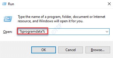 Run Command Programdata Enter