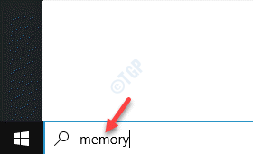 Start Windows Search Bar Memory