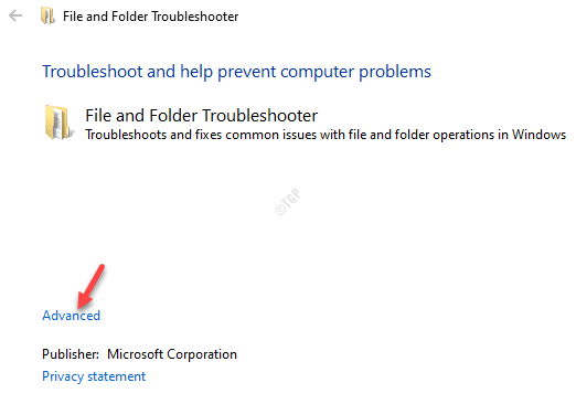 File And Folder Troubleshooter Advanced
