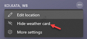 News And Interests Select Icon More Options Hide Weather Card