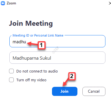 zoom join meeting error